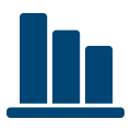 Icon graphic of bar chart
