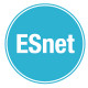 ESnet logo SocialMedia blue