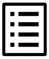 icon: file with list of items